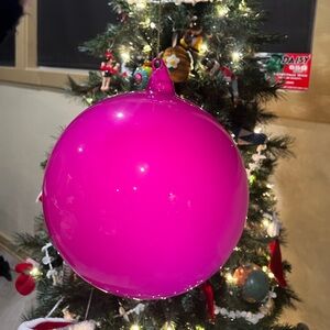 7" Jim Marvin Fuchsia Ornament